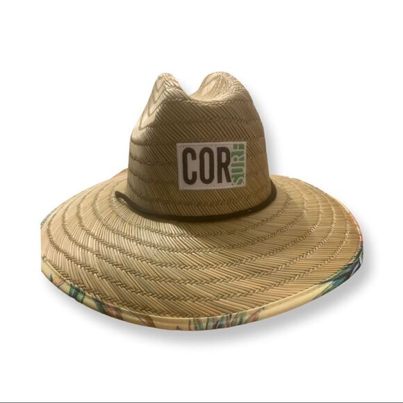 NWT COR Surf Straw Lifeguard Sun Hat    - Picture 2 of 12